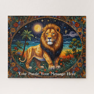 Lion tapestry fantasy painting mosaic diamond