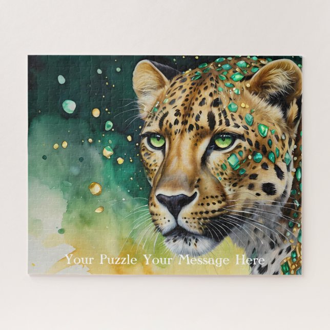 Lion tapestry watercolour fantasy mosaic diamond (Horizontal)