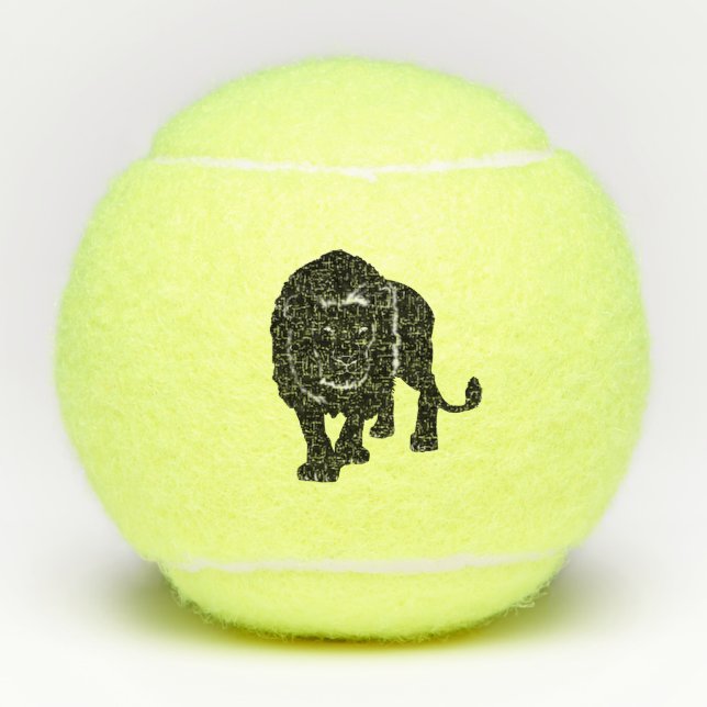 Lion Tennis Balls Tennisbälle (Vorderseite)