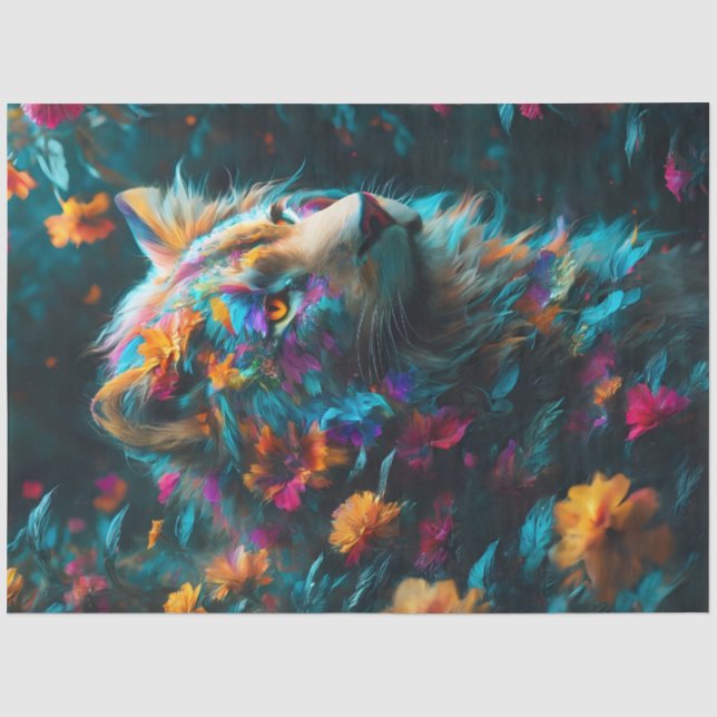 Lion Tissue Paper Seidenpapier (Vorderseite)