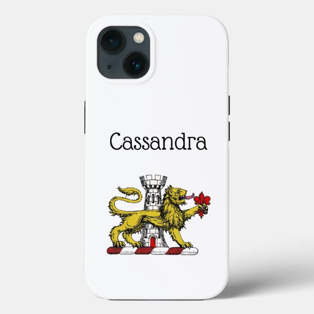 Lion Tower Lilie Wappen Emblem C Case-Mate iPhone Hülle (Rückseite)
