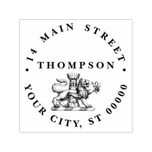 Lion Tower Lilie Wappen Emblem C Permastempel