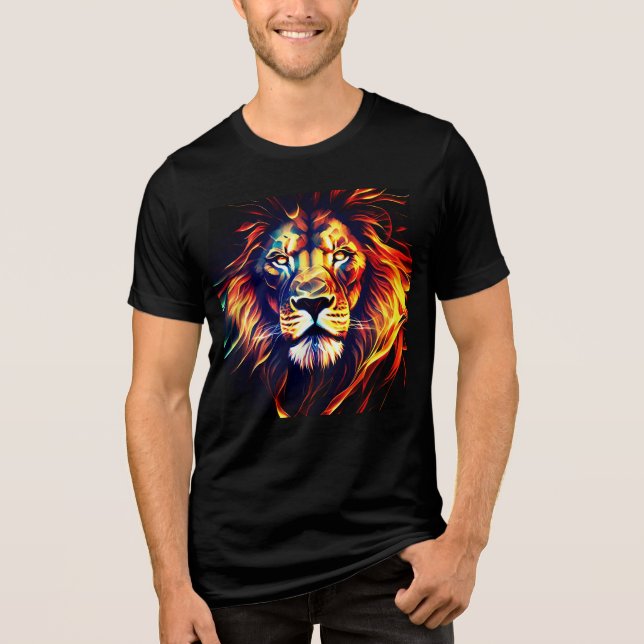 Lion Tri-Blend Shirt (Vorderseite)