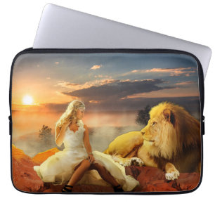LION UND FRAU FANTASY LAPTOP SLEEVES