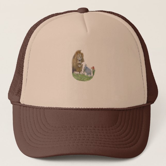 Lion und Lamm Truckerkappe (Vorderseite)