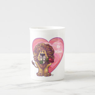 Lion Valentinstag Prozellantasse