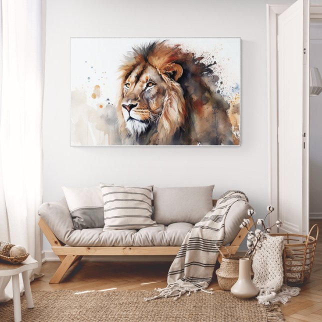 Lion Watercolor Poster (Von Creator hochgeladen)