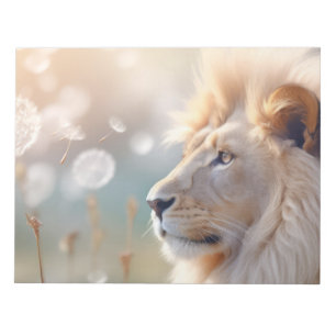 Lion Wild Animal Tranquil Friedlich Notizblock