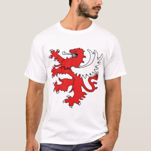 Lion Wings Stand Symbol Power Zungenpfeife Rot T-Shirt