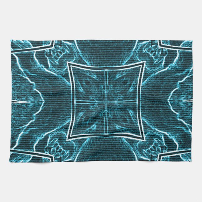 Lion wits geschirrtuch (Horizontal)