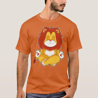 Lion Yoga Fitness Meditation T-Shirt