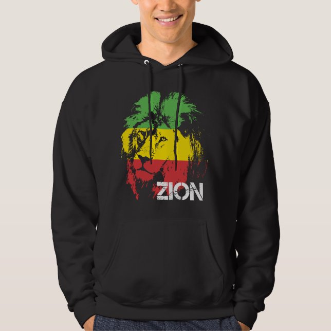 Lion Zion Hoodie (Vorderseite)