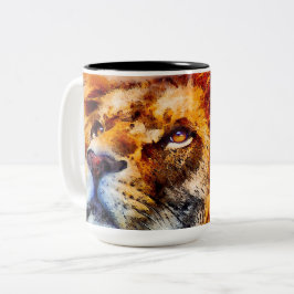 Lion Zweifarbige Tasse