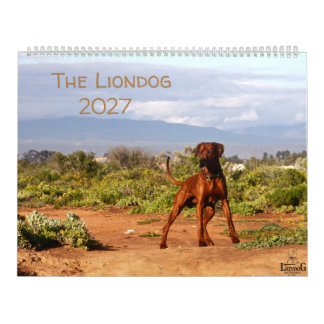 Liondog - Rhodesian Ridgeback Calendar 2027 Kalender