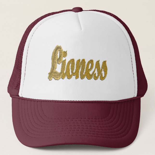 Lioness - Furchttext Truckerkappe (Vorderseite)