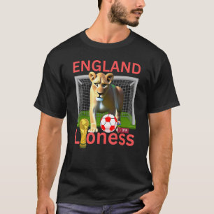 Lioness Girls Football Champions Coming Zuhause En T-Shirt