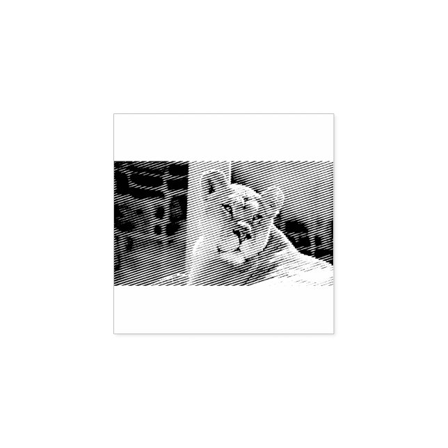 Lioness Gummistempel (Prägung)