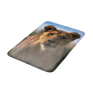 Lioness Lovers Art Badematte