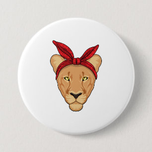 Lioness mit Bandana Button
