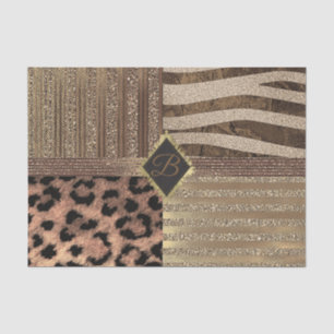 Lioness Safari Dschungel Glam Modern Gold Sparkone Seidenpapier