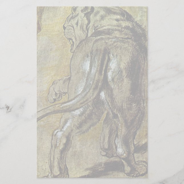 Lioness von Rubens Peter Paul (beste Qualität) (Vorderseite)