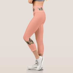 Lionfish - Abstraktes Design - Aus einem Foto schn Capri Leggings