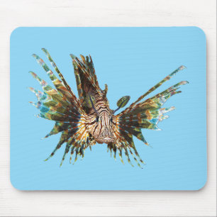 Lionfish - Abstraktes Design - Aus einem Foto schn Mousepad