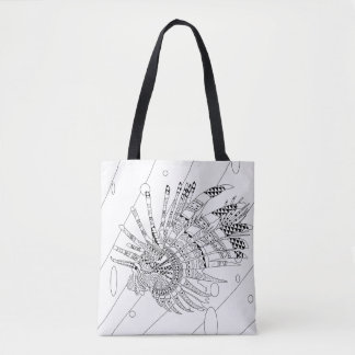 Lionfish Erwachsenenfarben Vollständige Tasche