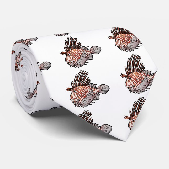Lionfish Krawatte (Gerollt)