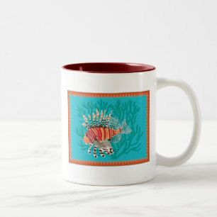Lionfish-Tasse Zweifarbige Tasse