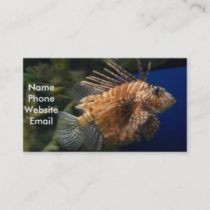 Lionfish-Visitenkarte Visitenkarte