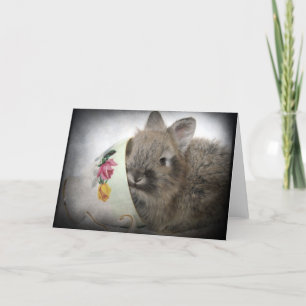 Lionhead Bunny and Teacup All Chance Karte