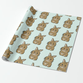 Lionhead bunny  geschenkpapier
