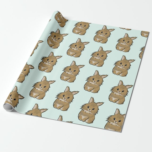 Lionhead bunny  geschenkpapier (Ungerollt)