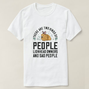 Lionhead Rabbit Geschenk Bunny Funny T-Shirt