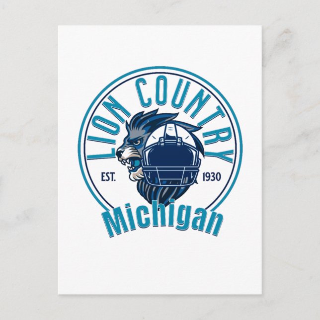 Lions country postkarte (Vorderseite)