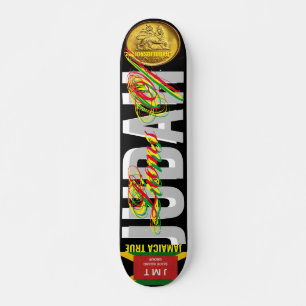 LIONS DE JUDAH JAMAICAN 7 3/4" Skateboard Deck
