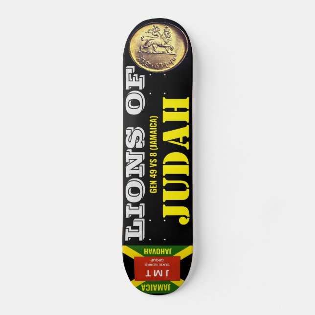 LIONS DE JUDAH Skateboard (Recto)
