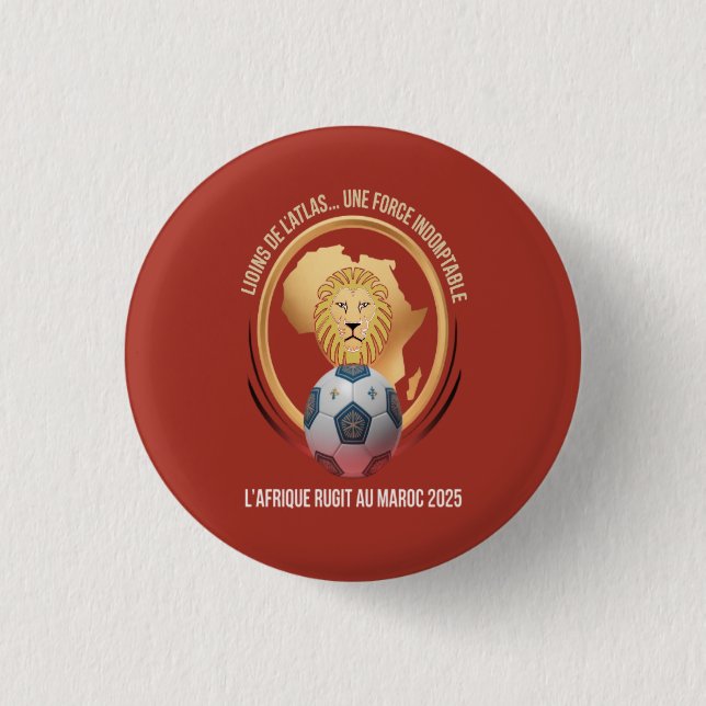 Lions de l’Atlas Button (Vorderseite)
