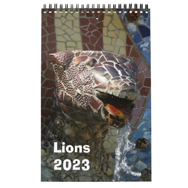 Lions en architecture calendrier 2023 (Protection)