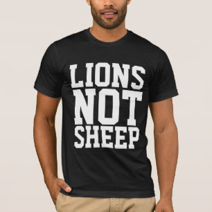 LIONS NON SHEEP PATRIOT T-SHIRTS