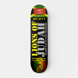 LIONS OF JUDAH JMT Skateboard, 7¾" Deck Skateboard