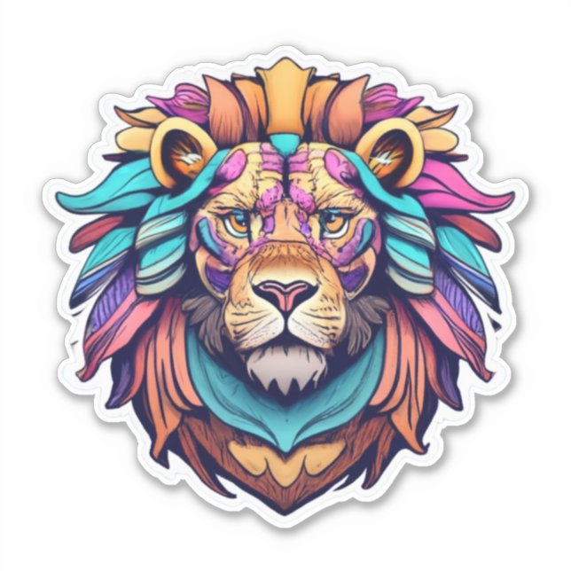 Lion's Roar Premium Sticker Set (Vorderseite)