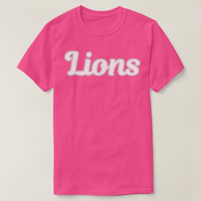 Lions Script T-Shirt (Design vorne)