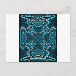 Lions Share Art Print Postkarte