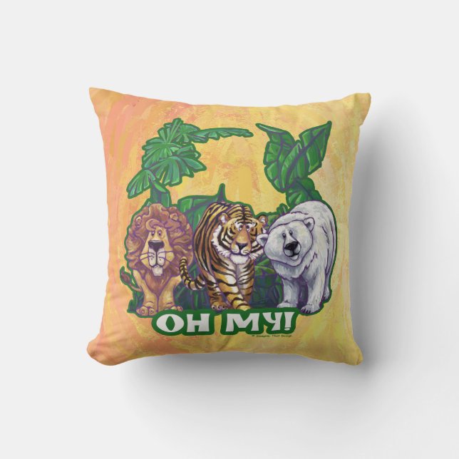 Lions Tiger Bears Oh My Kissen (Vorderseite)