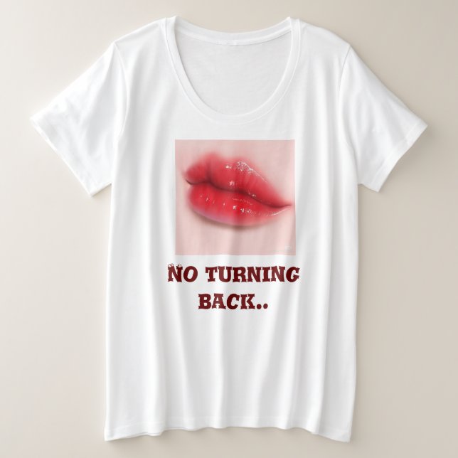 Lip artistry Appeal Große Größe T-Shirt (Design vorne)