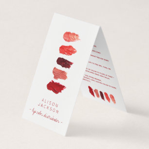 Lip-Distributor Lippenfarbenwatte Visitenkarte Visitenkarten