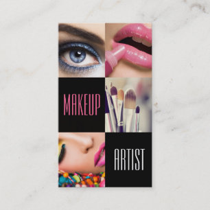 Lip Eyes Pinsel Make-Up Artist, Kosmetologie, Salo Visitenkarte