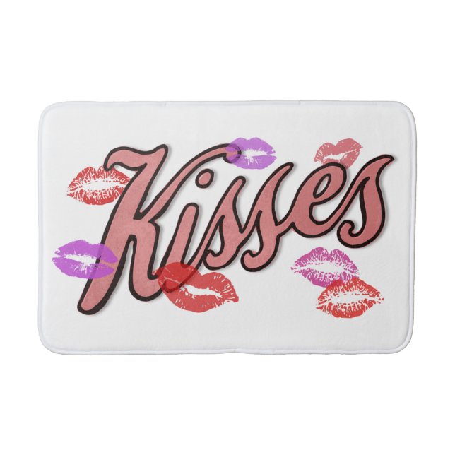 LIP KISSES BADEMATTE (Vorderseite)